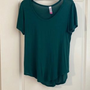 emerald cotton tee